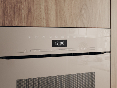 Духовой шкаф с СВЧ Miele H 7440 BMX Pearlbeige